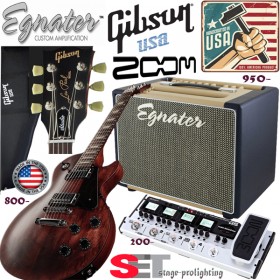 Gibson Les Paul (SUA)-Egnater-Zoom SET